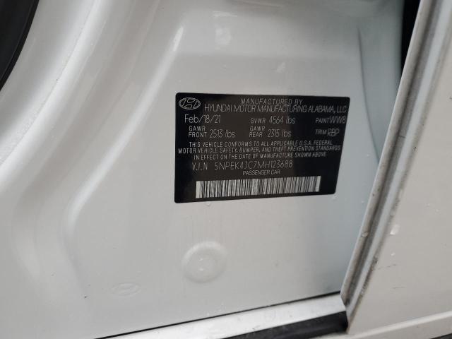 2021 HYUNDAI SONATA N L - 5NPEK4JC7MH123688