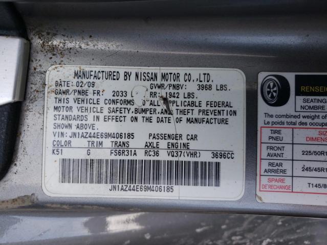 JN1AZ44E69M406185 Nissan 370Z