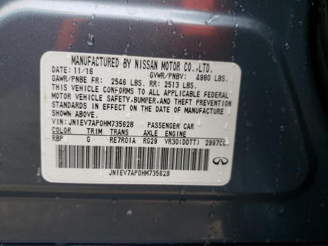 2017 INFINITI Q50 PREMIU - JN1EV7AP0HM735628