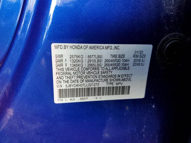 2020 ACURA MDX A-SPEC - 5J8YD4H07LL021273