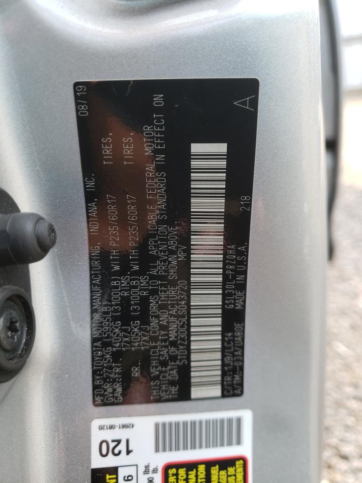 5TDYZ3DC5LS043720 2020 Toyota Sienna Xle