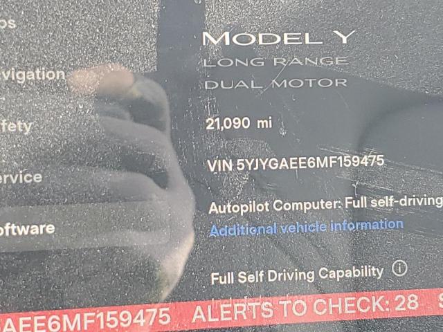 5YJYGAEE6MF159475 Tesla Model Y