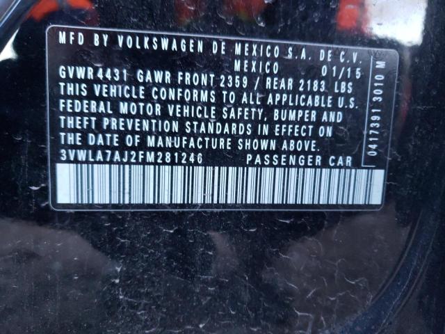 2015 VOLKSWAGEN JETTA TDI - 3VWLA7AJ2FM281246