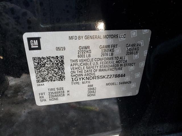 1GYKNDRS5KZ278844 Cadillac XT5