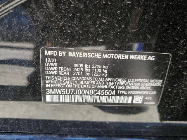 3MW5U7J00N8C45604 BMW M340I