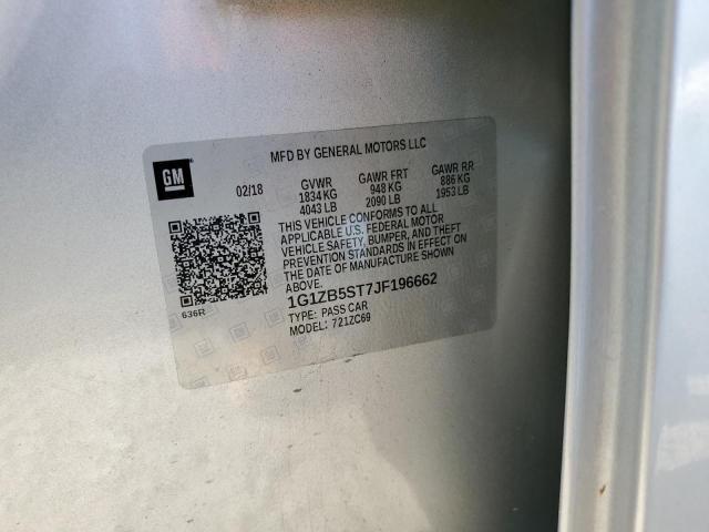 2018 CHEVROLET MALIBU LS - 1G1ZB5ST7JF196662