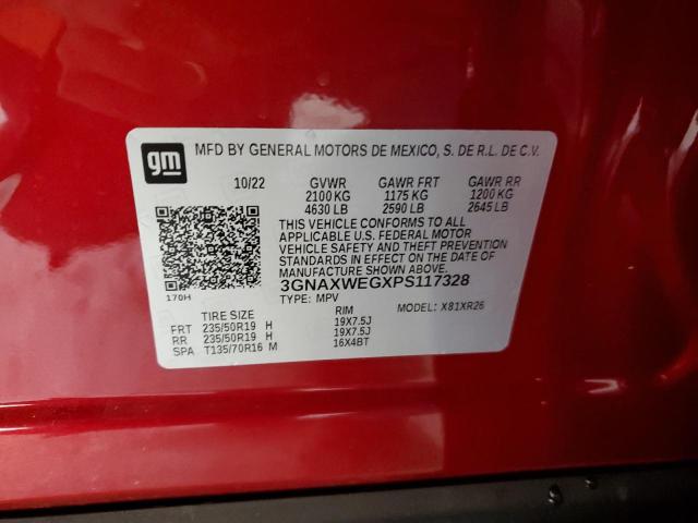 2023 CHEVROLET EQUINOX RS 3GNAXWEGXPS117328