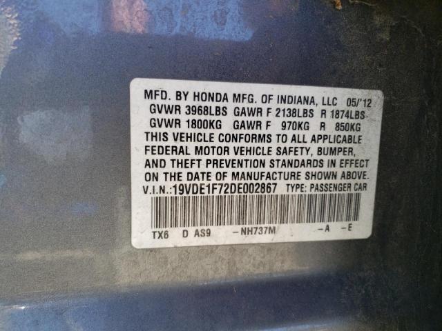 19VDE1F72DE002867 Acura Ilx 20 Tech