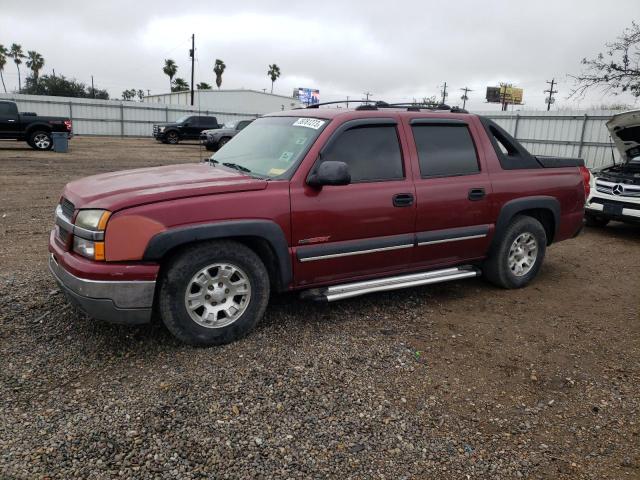 Salvage cars for sale from Copart Mercedes, TX: 2004 Chevrolet Avalanche