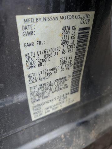 1N6BA1F42KN524498 Nissan Titan Xd Sl