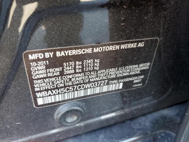 WBAXH5C57CDW03727 BMW 5 Series