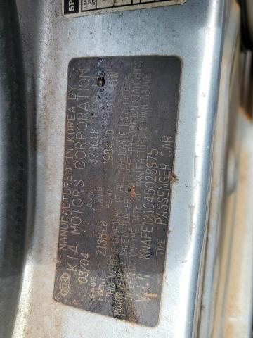 KNAFE121045028975 KIA SPECTRA LX