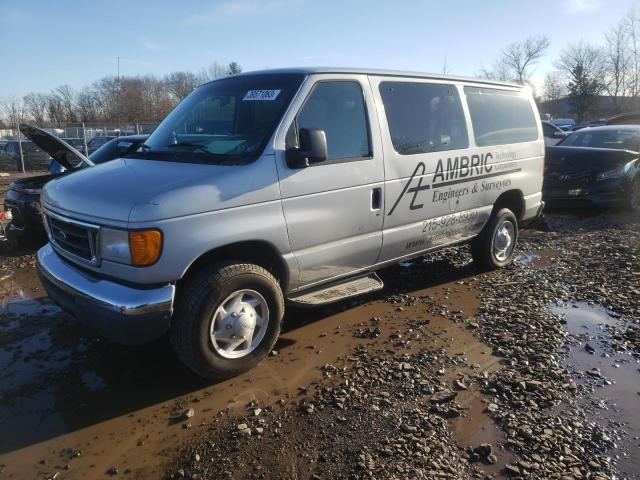 2007 Ford Econoline E350 Super Duty Wagon Белый vin: 1FBNE31L27DA69264