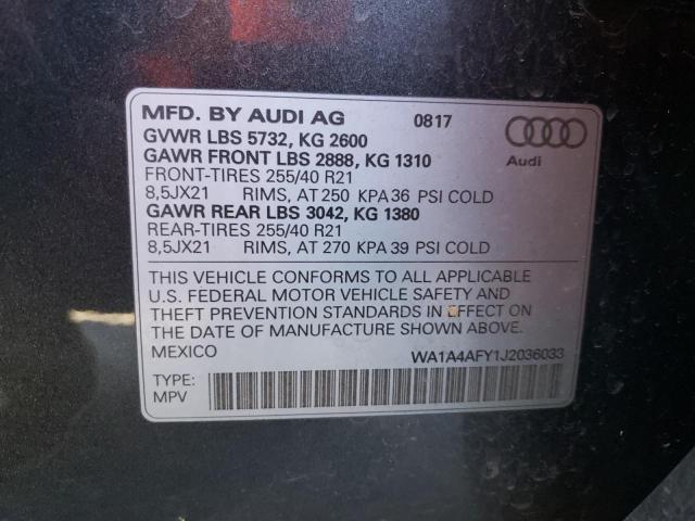 2018 AUDI SQ5 PREMIU - WA1A4AFY1J2036033