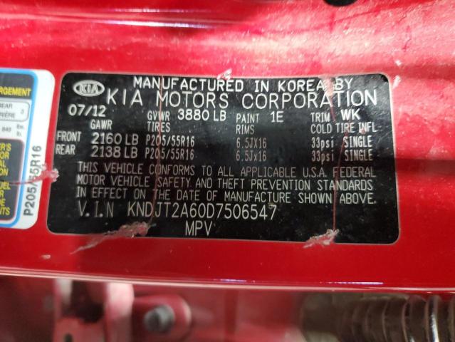 KNDJT2A60D7506547 KIA SOUL +