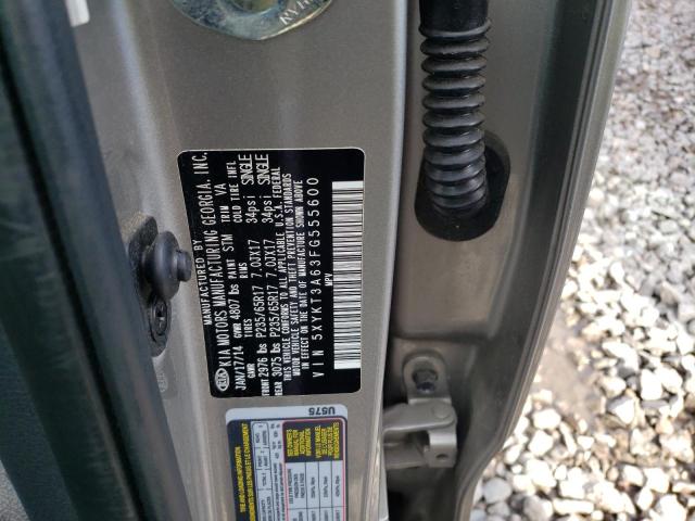5XYKT3A63FG555600 KIA SORENTO LX