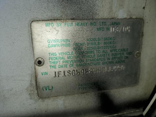JF1SG69684H766490 Subaru Forester 2.5xt