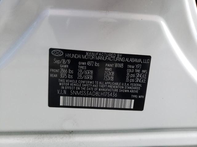2020 HYUNDAI SANTA FE L - 5NMS53AD8LH175436