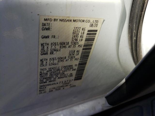 2020 NISSAN FRONTIER S - 1N6ED0EA9LN713737