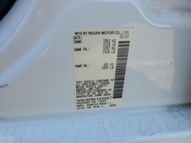 2022 NISSAN ALTIMA S - 1N4BL4BV9NN344667