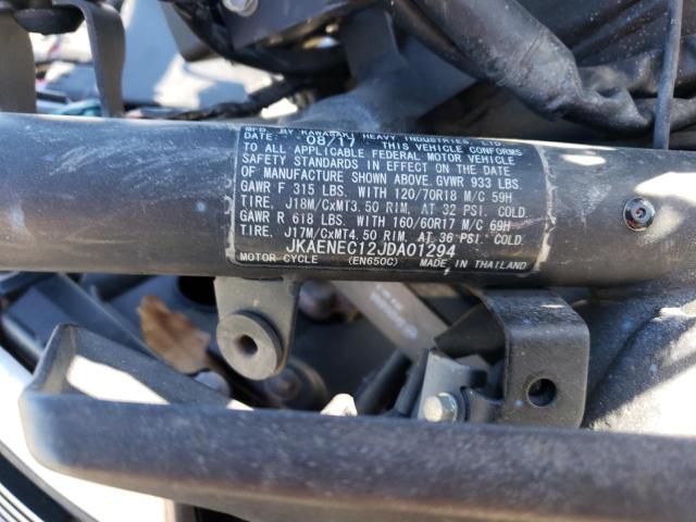 2018 KAWASAKI EN650 C - JKAENEC12JDA01294