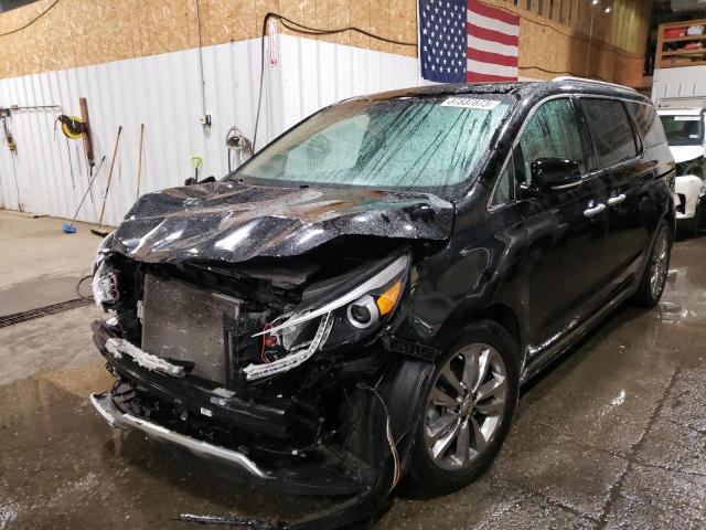 KIA salvage cars for sale: 2017 KIA Sedona SXL