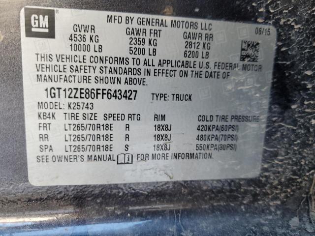 1GT12ZE86FF643427 GMC Sierra K2500 Slt