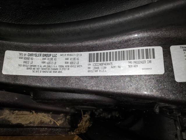 1C3CCCAB9FN630475 Chrysler 200 Limited
