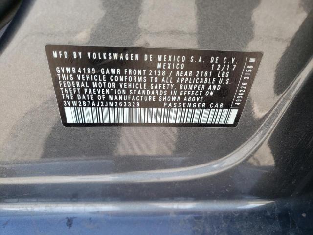 2018 VOLKSWAGEN JETTA S - 3VW2B7AJ2JM263329