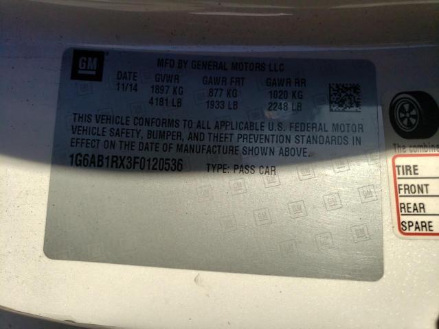 1G6AB1RX3F0120536 Cadillac ATS