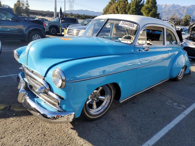 Salvage cars for sale at Rancho Cucamonga, CA auction: 1950 Chevrolet Deluxe