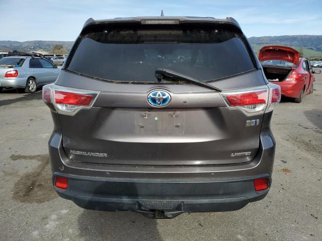 VIN 5TDDCRFH0ES004497 2014 Toyota Highlander, Hybri... no.6