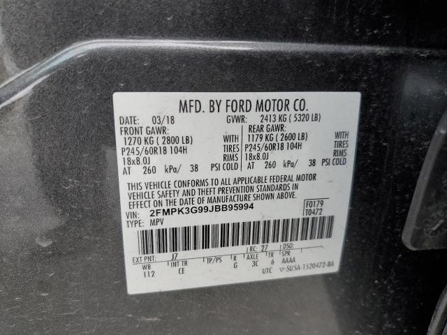 2018 FORD EDGE SE - 2FMPK3G99JBB95994