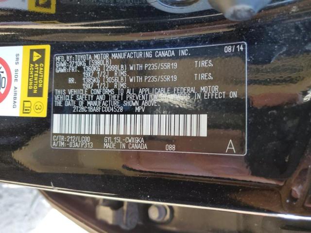 2015 LEXUS RX 450H 2T2BC1BA8FC004528