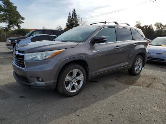 VIN 5TDDCRFH0ES004497 2014 Toyota Highlander, Hybri... no.1