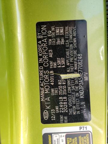 KNDJP3A5XE7708248 KIA SOUL +