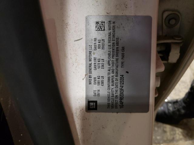 2015 BUICK VERANO CON - 1G4PR5SK5F4123354