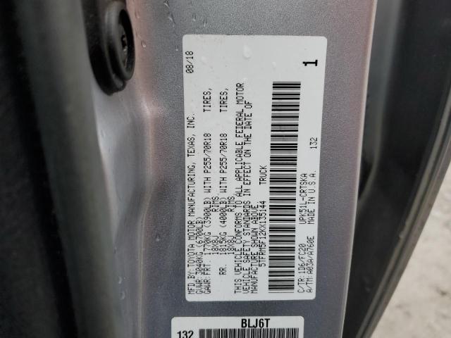 2019 TOYOTA TUNDRA DOU - 5TFRM5F12KX135144