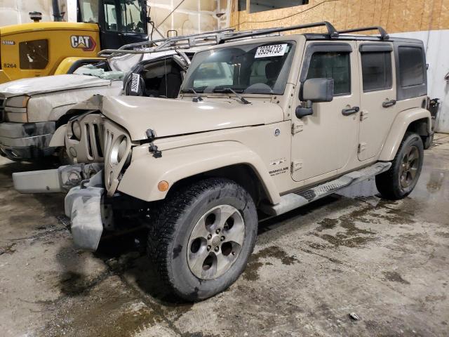 Jeep salvage cars for sale: 2016 Jeep Wrangler Unlimited Sahara