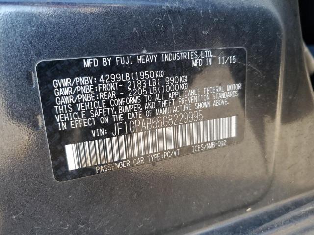 JF1GPAB66G8229995 Subaru Impreza Premium