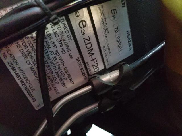 2016 DUCATI SUPERBIKE - ZDM14BYW2GB005183