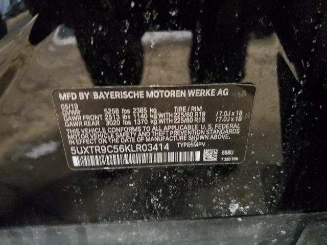 2019 BMW X3 XDRIVE3 - 5UXTR9C56KLR03414