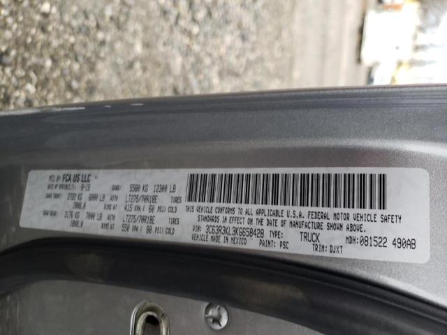 2019 RAM 3500 LONGH - 3C63R3KL3KG658428