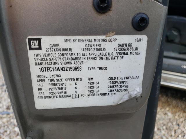 1GTEC14W42Z159698 GMC New Sierra C1500