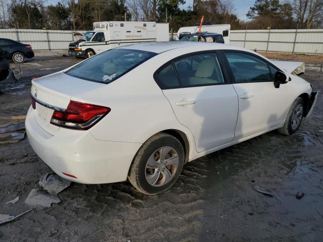  HONDA CIVIC 2015 White