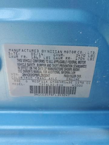 3N1CE2CP8FL353247 Nissan Versa Note S