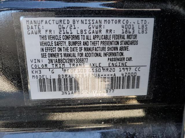 3N1AB8CV2MY306877 Nissan SENTRA SV