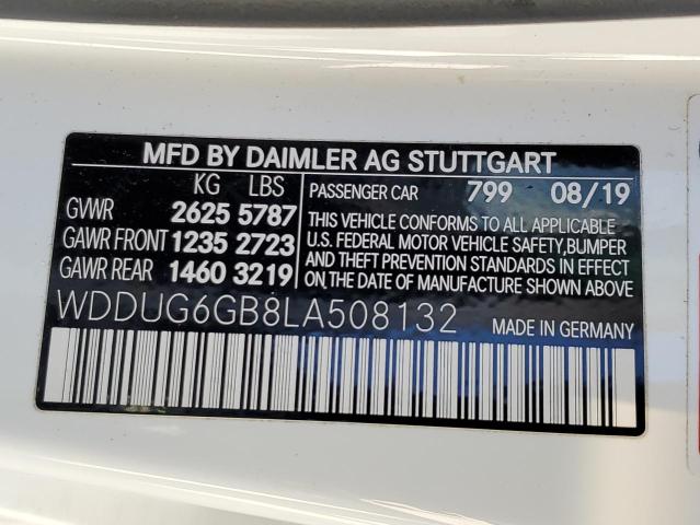 2020 MERCEDES-BENZ S 450 - WDDUG6GB8LA508132