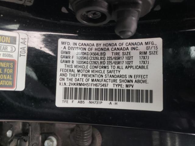 2015 HONDA CR-V EX 2HKRM4H51FH675497