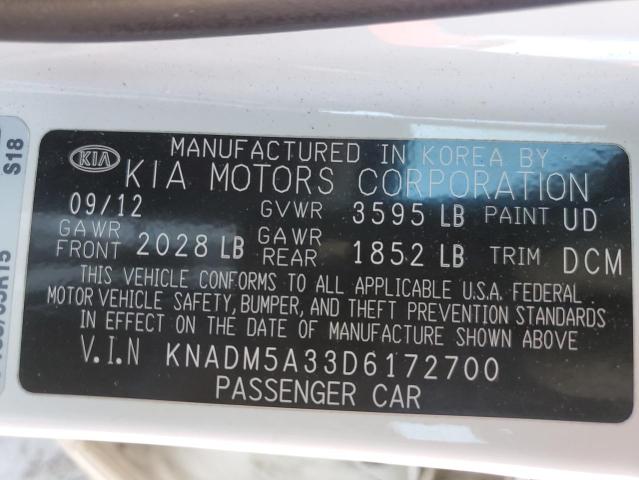 KNADM5A33D6172700 KIA RIO LX